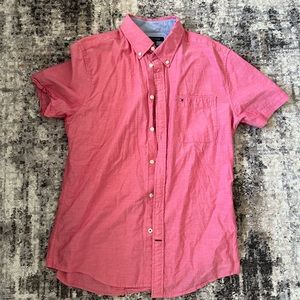 men’s Tommy Hilfiger short sleeve button down